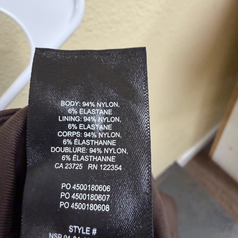 Babaton Chocolate Brown Bodysuit - Picture 3 of 4
